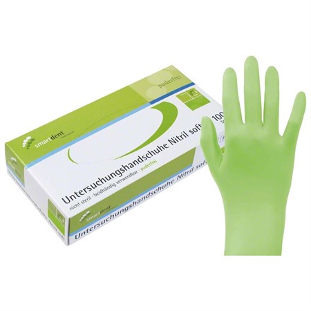 smart handskar nitril soft Grön M 100st