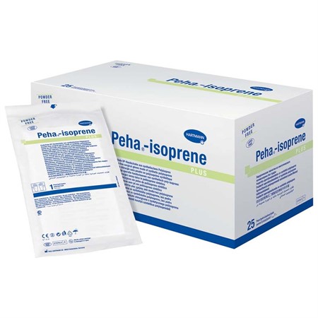 Peha-isoprene latexfree pf, vit, strl. 6.5, 50 par