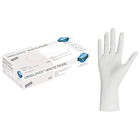 WHITE PEARL nitril handskar 100 st M