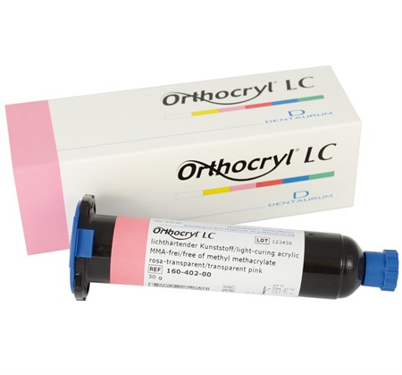 Dentaurum Orthocryl LC transparent pink 30 g