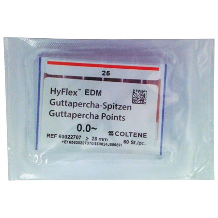 HyFlex EDM guttaperka 60 st SO 025