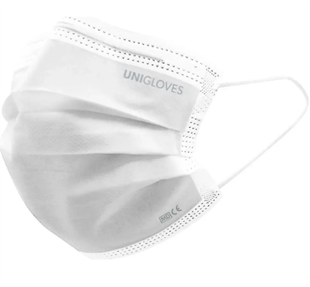 Munskydd Profil plus 50 st. vit EN14683 Typ II-R