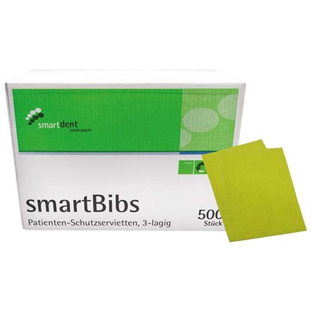 smartBibs 33 x 45 cm 3 lagers 500 st grön (cedro)