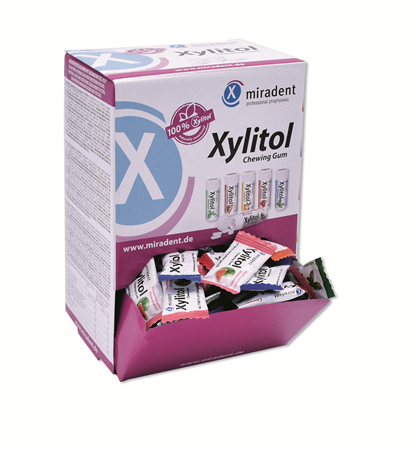 Miradent Xylitol tuggummi 200 x 2 st. 6 st. smaker