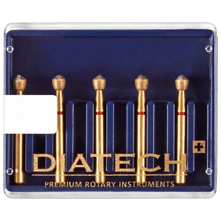 Diatech diamant G905 röd (F), FG, ISO 023, 60032666, 5 st/fp