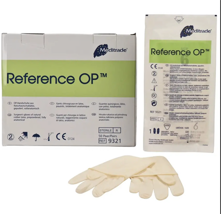 Reference OP natur med puder, strl. 6, 50 par