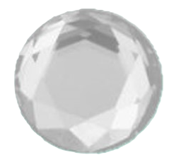 Prodent diamonds zirkonia vit, briljantslip 1,8 mm st.