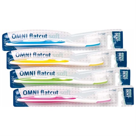 Omni flatcut soft tandborste vuxen