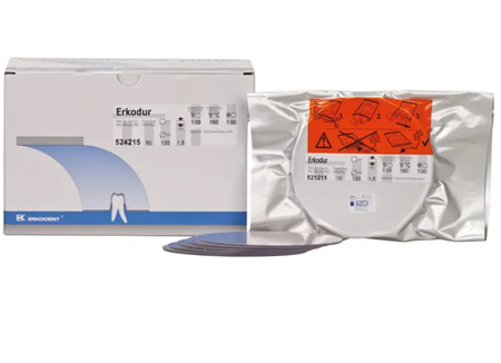 Erkodur Ø 120 mm, 1,5 mm klar 50 st. 524215