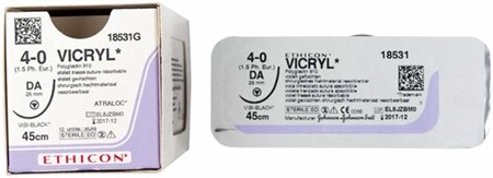 Vicryl DA VB USP4.0 1,5 45 cm 12st 18531G