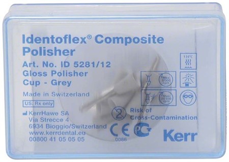 Identoflex Composite Pol RA grå ID 5281/12st