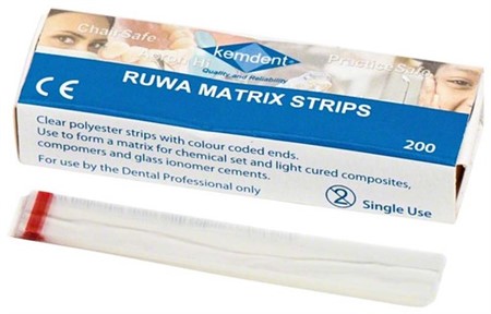 RUWA matrix plaststrips B 10 mm, raka 200st