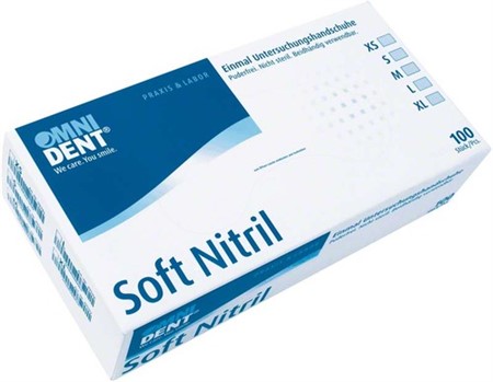 Omni nitril handskar Soft S PF 100 st