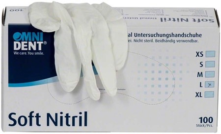 Omni nitril handskar Soft L PF 100st