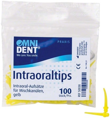 Omni Intra Oral Tips Gul 100 st