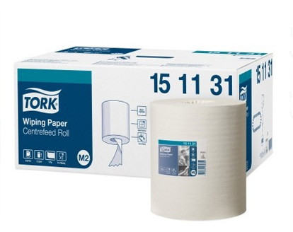 Torkpapper stor, 6 st/fp, klarvit, 1- lager, operforerad 15 11 31