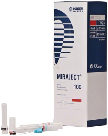 MIRAJECT-nål G25 17/23 D0,5mm L21mm 100st
