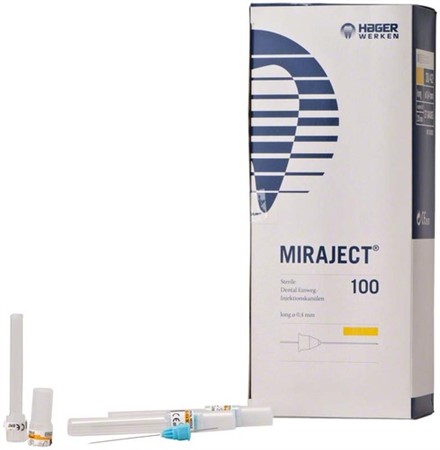 MIRAJECT-nål G27 30/42 D0,4mm L35mm 100st