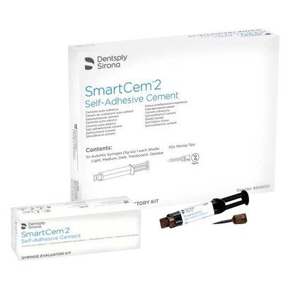 SmartCem 2, 5 x 5g (light, medium, dark, translucent, opak + 50 tips)