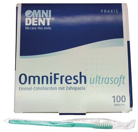 OmniFresh Ultrasoft tandborste mint 100 st