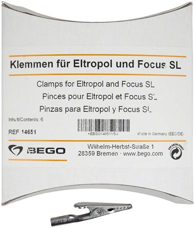 Bego Clamps for Eltropol & Focus SL 6st (krokodilkl.)