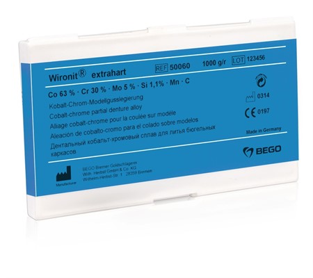 Bego Wironit Co-Cr x-hard, 1kg