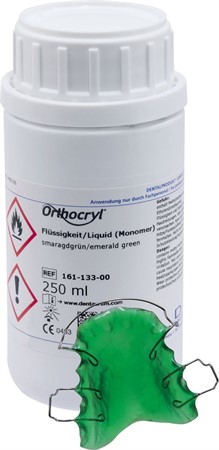 Dentaurum Orthocryl vätska smaragd grön 250ml