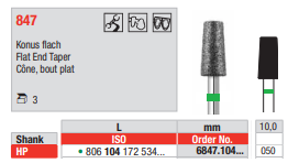 Edenta Diamond HP, 3 st (ED6847.104.050-3)