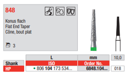Edenta Diamond HP, 3 st (ED6848.104.018-3)