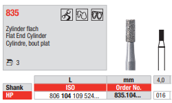 Edenta Diamond HP, 3 st