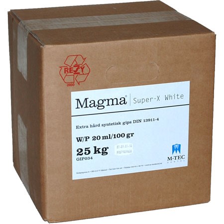 MAGMA Super-X vitgips klass IV  25 KG