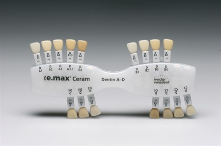 IPS e.max Ceram Dentin A-D Shade Guide