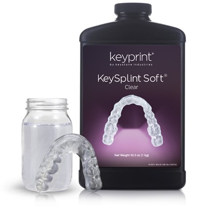 Keystone Keyprint Keysplint Soft, Clear 1000gr