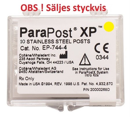ParaPost XP rostfri stål EP-744-4, gul