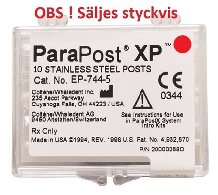 ParaPost XP rostfri stål EP-744-5, röd