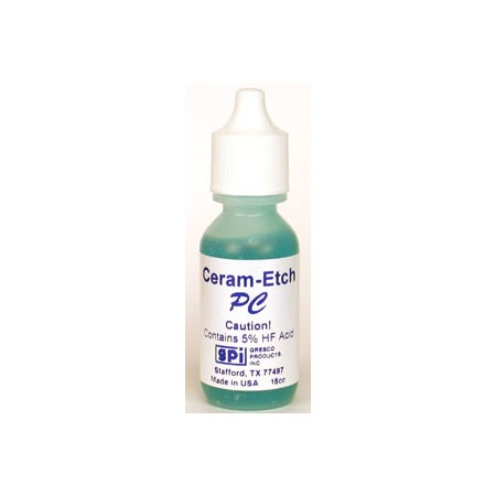 Ceram-Etch PC gel 5% för presskeram 15 ml, grön